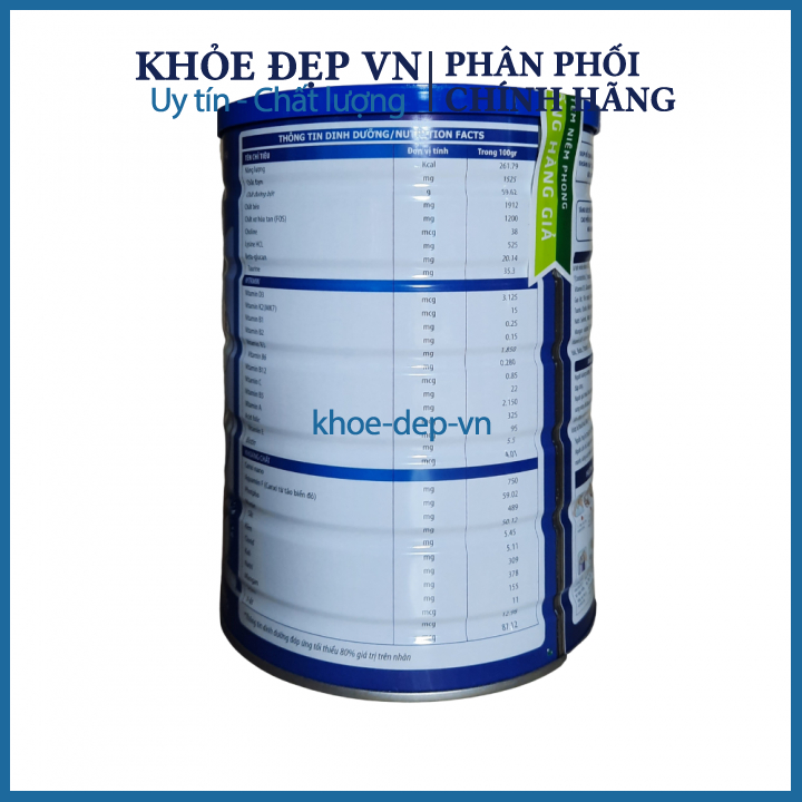 SỮA HẠT ĐÔNG TRÙNG HẠ THẢO SỤN CÁ MẬP CANXI NANO MK7 giúp chắc khoẻ xương, ngăn ngừa loãng xương hộp 900g