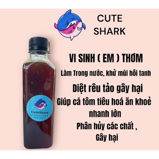 Chế Phẩm Vi Sinh( EM) Vi Sinh Thơm Làm Trong Nước Diệt Rêu Tảo Gây Hại Khử Mùi Hôi Tanh Hồ Cá Cảnh Và Bể Cá Cảnh