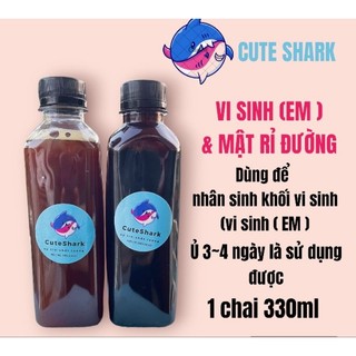 Combo mật rỉ đường + Vi sinh(Em)Thơm dùng để nhân giống | Vi sinh làm trong nước, khử mùi hôi tanh bể cá |