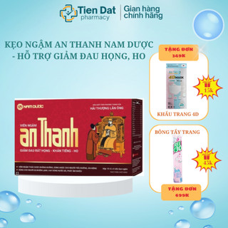 Kẹo ngậm An thanh Nam Dược - Hỗ trợ giảm đau rát họng, ho