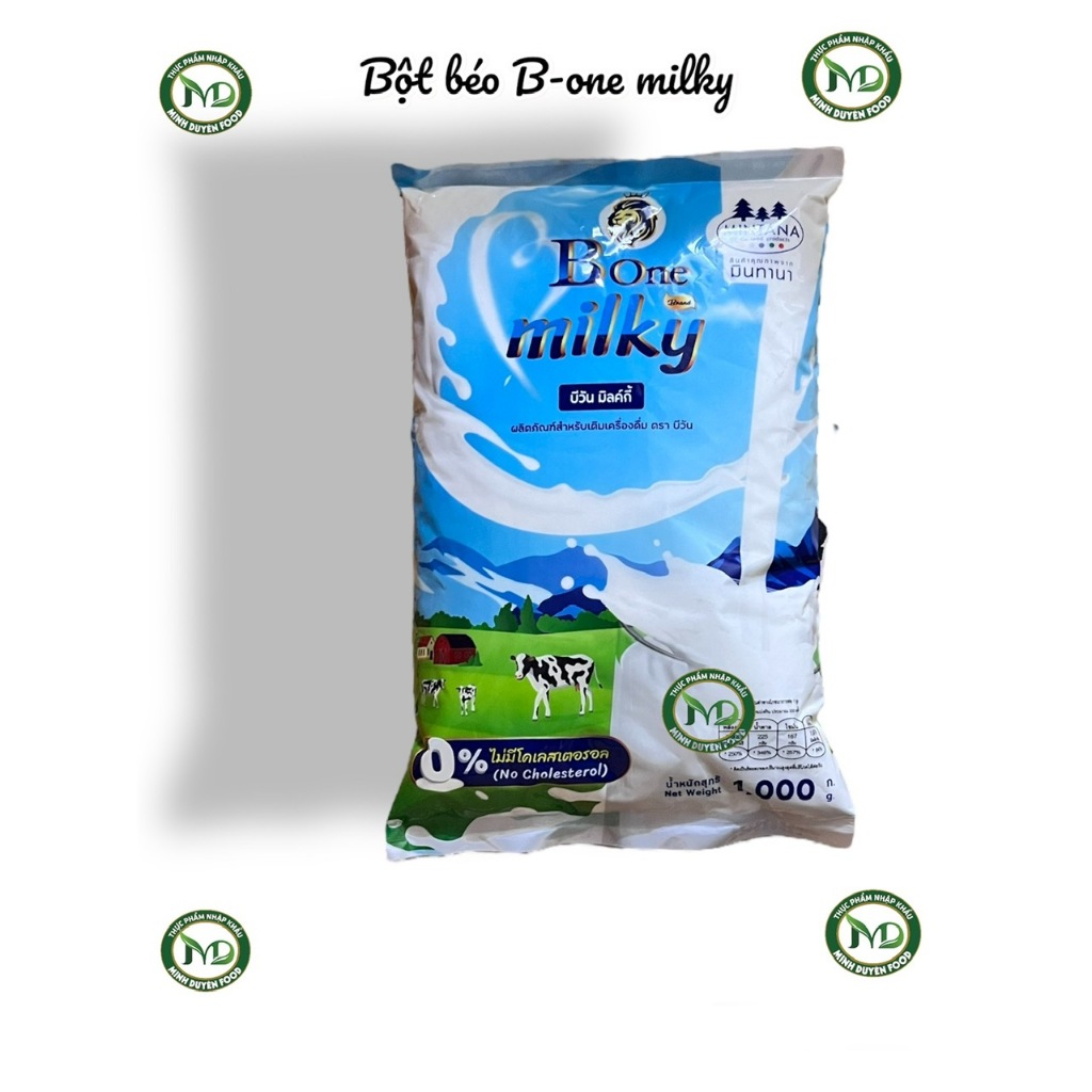 Bột béo Thái Lan hàng chuẩn sịn các quán trà sữa hay dùng - Bột béo B-ONE 1kg Thái Lan TP Minh Duyên