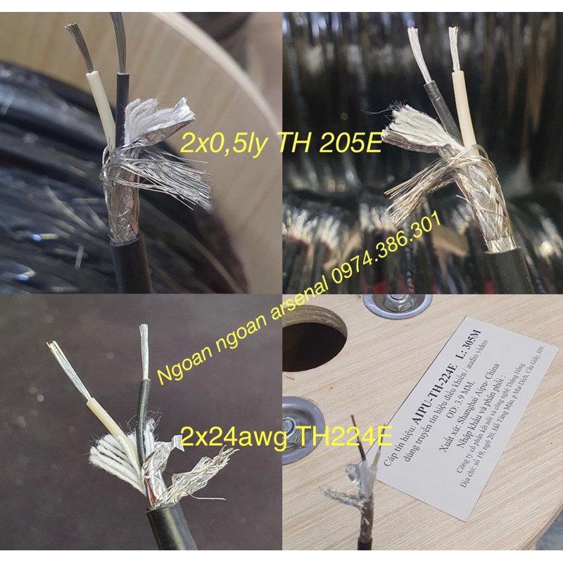 Dây tín hiệu điều khiển 2 lõi, 3 lõi * 0,75ly. báo giá 1 mét