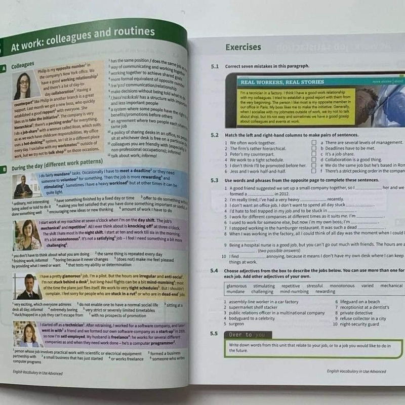 Nhập Khẩu - English Vocabulary in Use B.o.o.k kèm Key,Audio