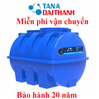 Bồn nhựa cao cấp Đại Thành Gold nằm, nhựa nguyên sinh an toàn cho thực phẩm, bảo hành 20 năm