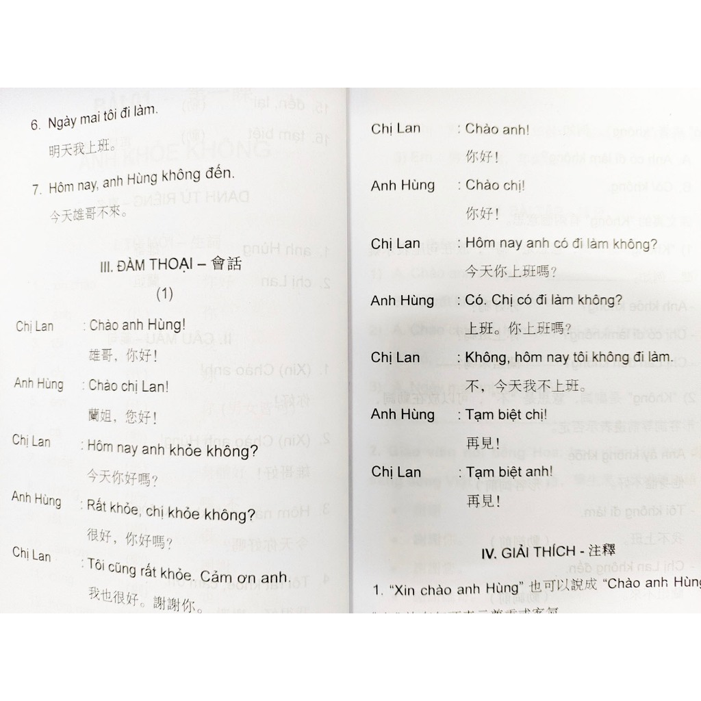 Sách - Tiếng Việt cho người Hoa tập 1