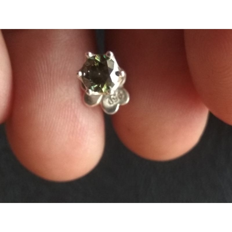 Bông tai kim xanh 4li full sổ thẻ