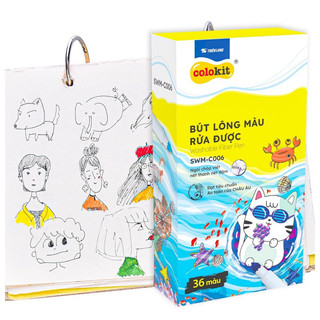 [HỎA TỐC] Bút Lông Màu FIBER PEN Colokit 20-36 màu