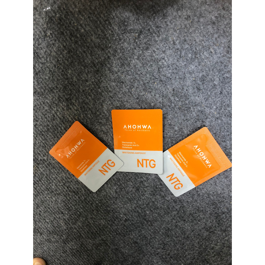 Mẫu thử serum dưỡng trắng da Ahohwa Whitening Cream NTG 3ml