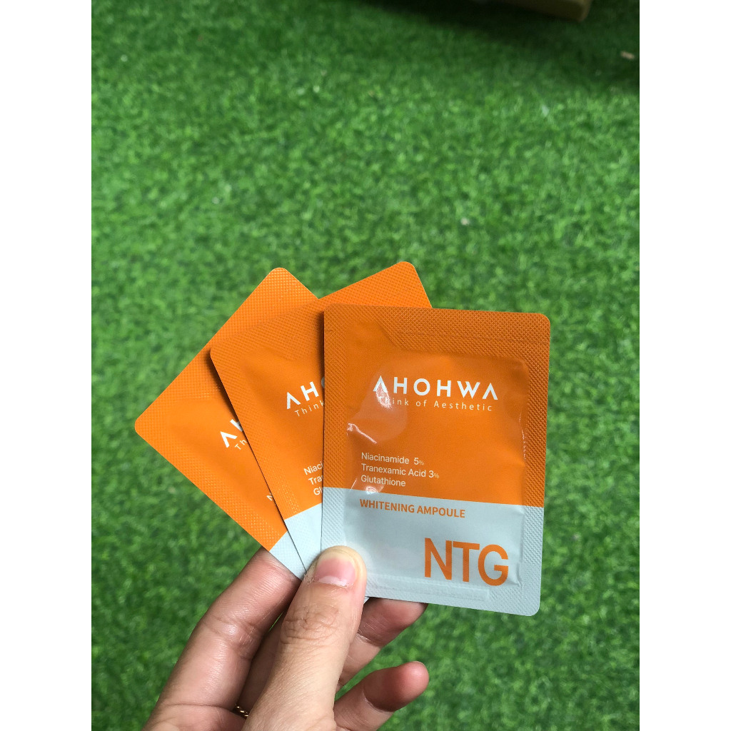 Mẫu thử serum dưỡng trắng da Ahohwa Whitening Cream NTG 3ml