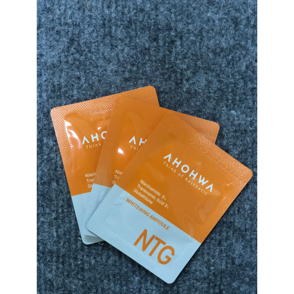 Mẫu thử serum dưỡng trắng da Ahohwa Whitening Cream NTG 3ml