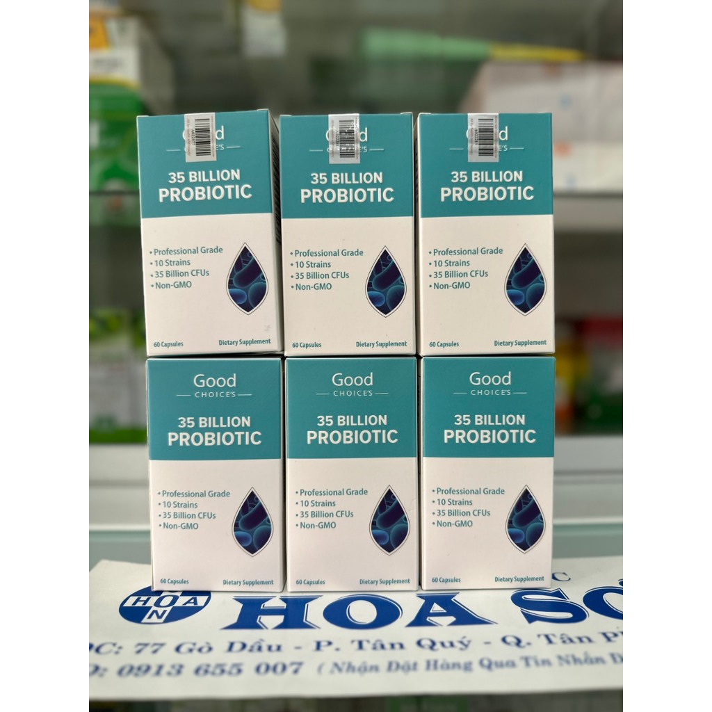 MEN VI SINH GOOD CHOICE’S 35 BILLION PROBIOTIC (Men vi sinh 35 tỷ lợi khuẩn- nhập khẩu MỸ)