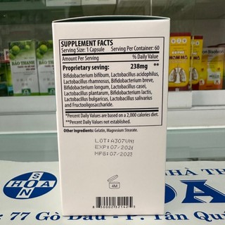 MEN VI SINH GOOD CHOICE’S 35 BILLION PROBIOTIC (Men vi sinh 35 tỷ lợi khuẩn- nhập khẩu MỸ)
