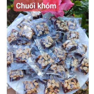 Kẹo khóm chuối đậu phộng thơm ngon