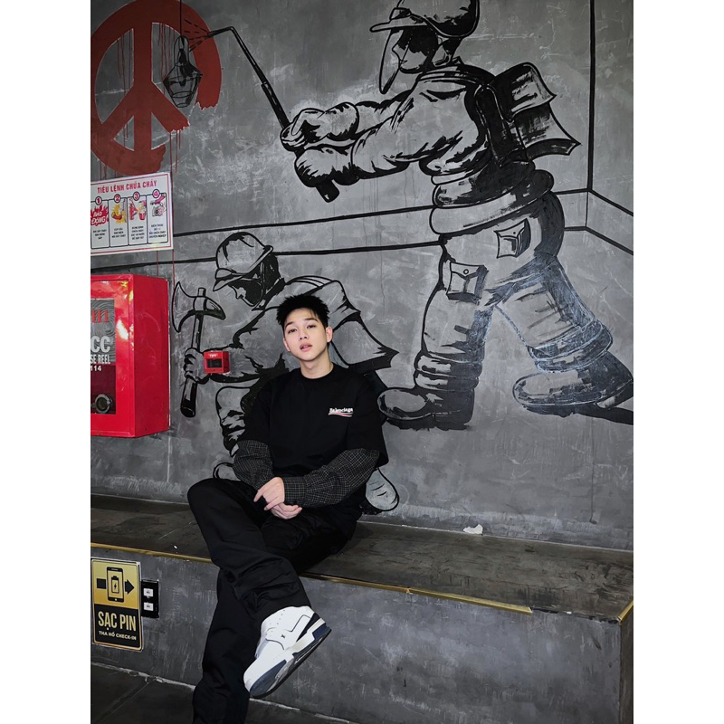 Áo thu đông - Balen - BLCG new FW2023 tay áo shirt