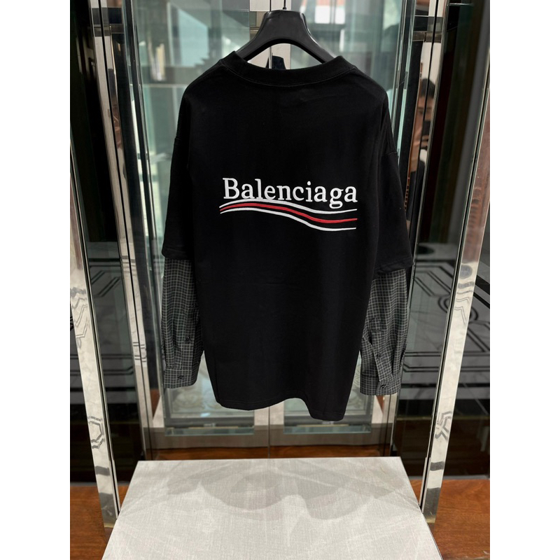 Áo thu đông - Balen - BLCG new FW2023 tay áo shirt