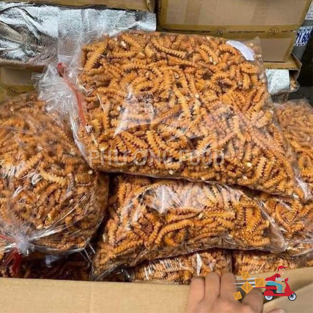 Quẩy Đường Gừng, Quẩy Sâu, Quẩy Sâu Đường, Quẩy Chân Rết, Quẩy Giòn Rụm, Thơm Ngon Mùi Gừng