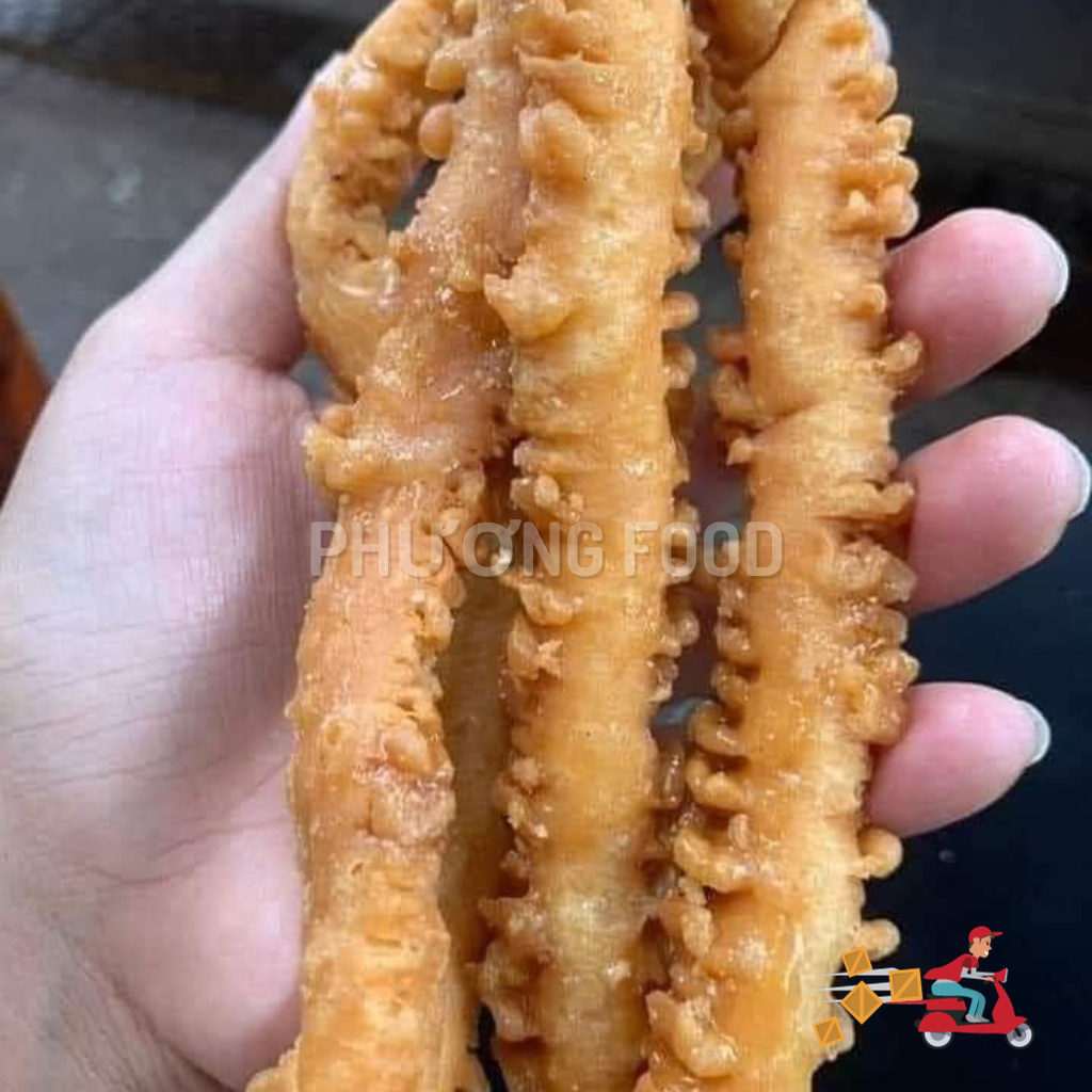 Quẩy Đường Gừng, Quẩy Sâu, Quẩy Sâu Đường, Quẩy Chân Rết, Quẩy Giòn Rụm, Thơm Ngon Mùi Gừng