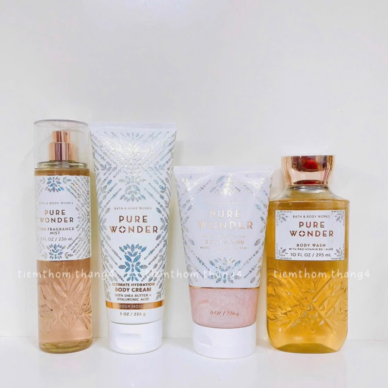 •𝐏𝐮𝐫𝐞 𝐖𝐨𝐧𝐝𝐞𝐫• Bath & Body Works - Sản phẩm dưỡng và xịt thơm toàn thân dành cho nữ