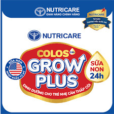 Sữa Bột Colos24H Growplus 0+ Lon 800g