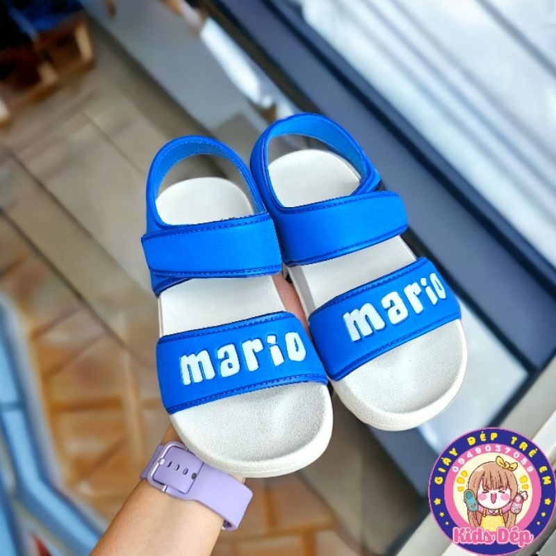 Sandal quai dán Cheerful Mario QL-1108 mẫu mới 2022 cho bé trai gái 2-10 tuổi