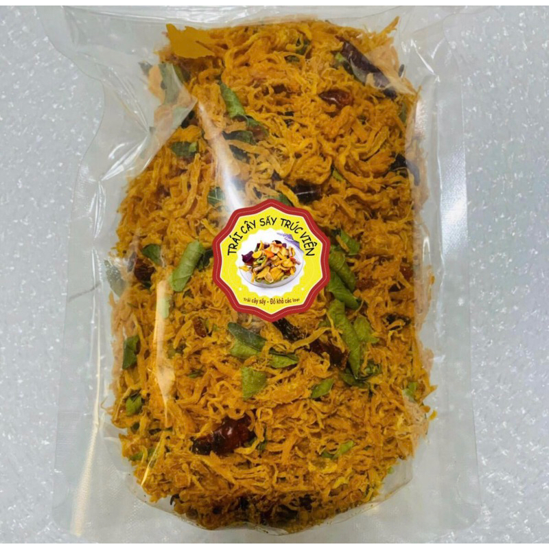 Khô gà lá chanh cay 500gr