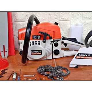 Máy cưa xích chạy xăng động cơ 2 thì KAMOCHI 6800 máy cưa xích siêu khỏe siêu bền