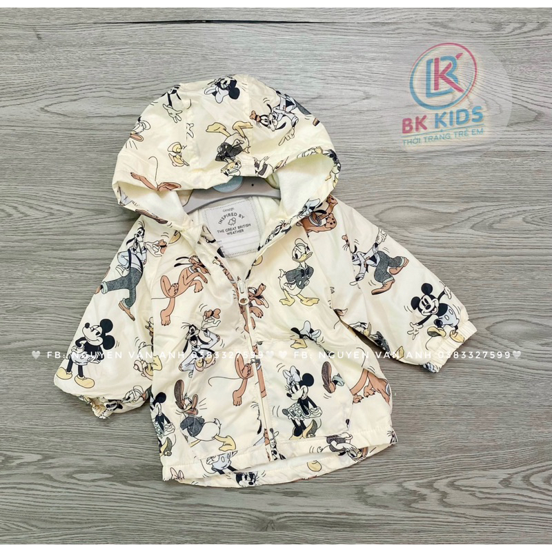 Áo gió G.e.o tuồn sịn cho bé