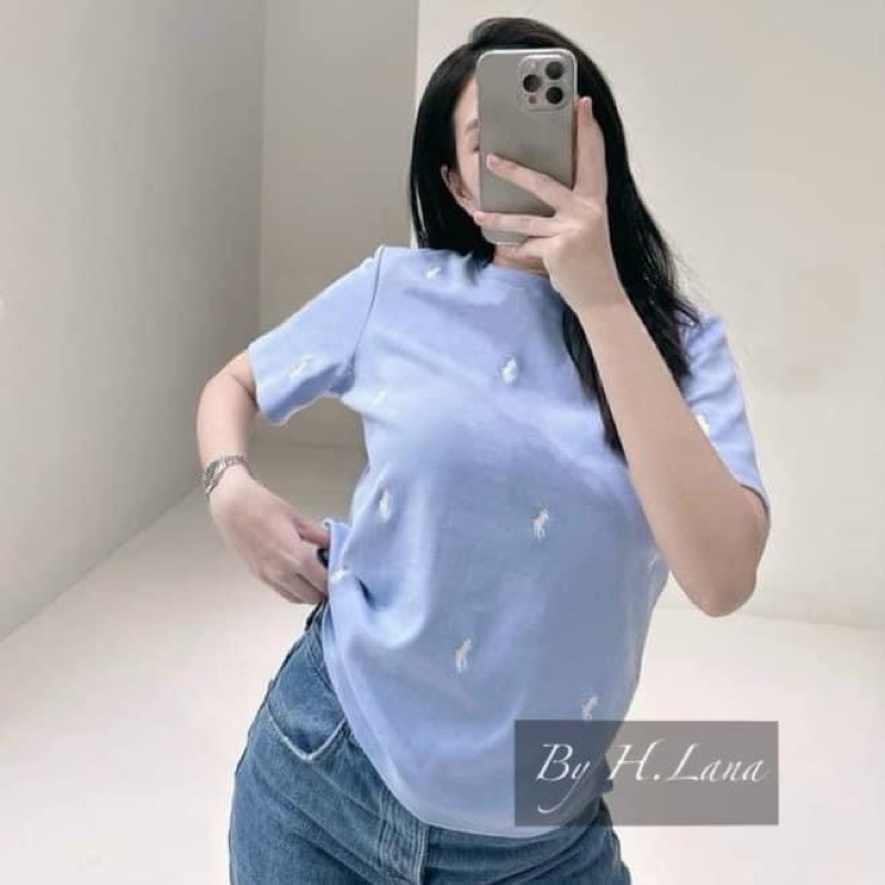 Bán sỉ - ÁO PHÔNG THÊU TRÀN HÌNH NGỰA