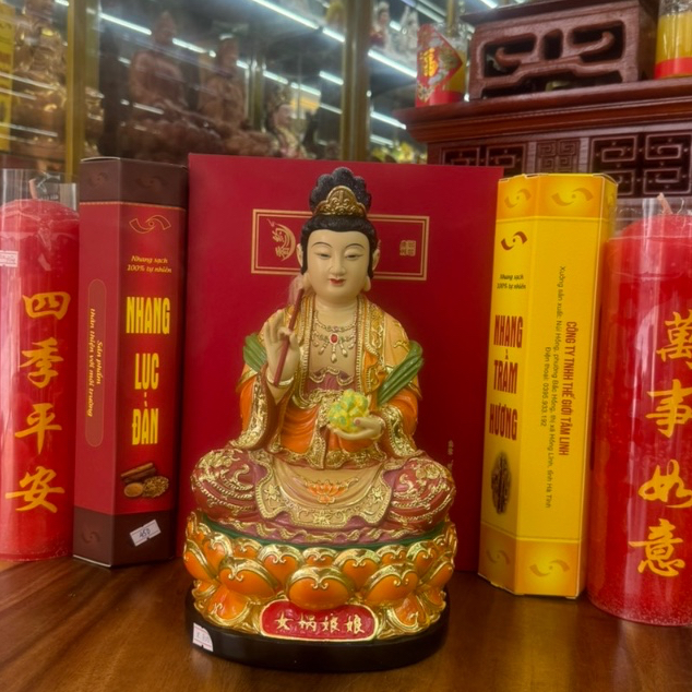 Tượng Nữ Oa Nương Nương cao 30cm