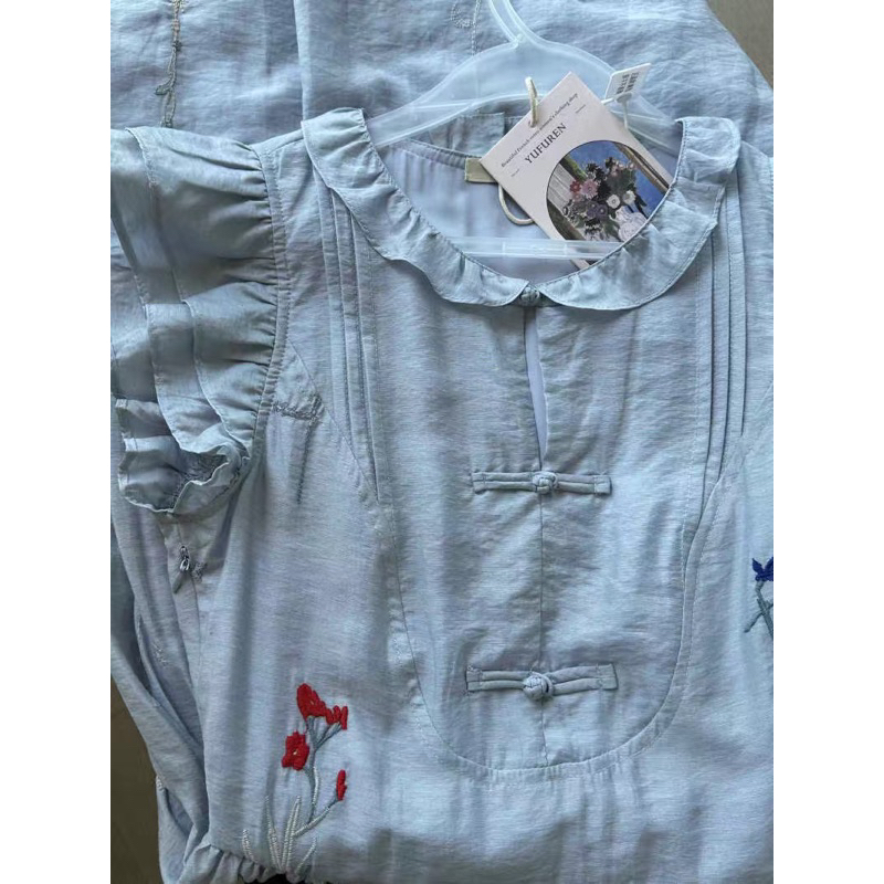 Đầm Babydoll Hoa Nhí Dáng Xoè Dài Taobao Order