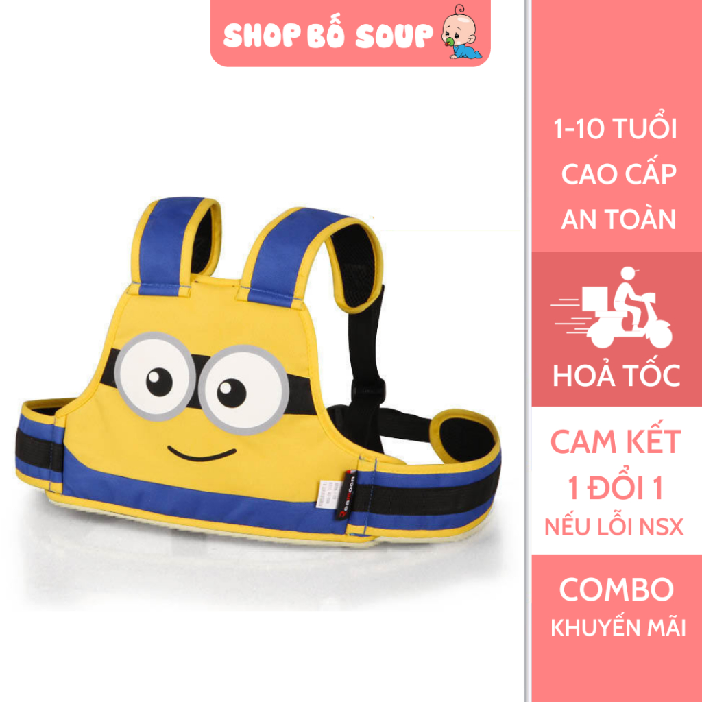 Đai đi xe máy cho bé, địu ngồi xe máy an toàn cho trẻ em Shop Bố Soup