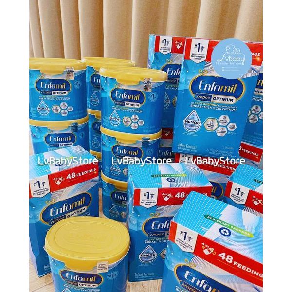 Sữa bột Enfamil Enspire xanh dành cho bé từ 0-12 tháng tuổi