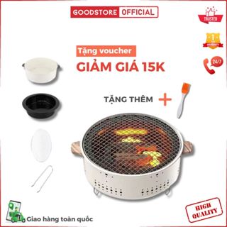 Bếp Nướng Than Hoa Ngoài Trời Goodstore Bằng Thép Sơn Tĩnh Điện