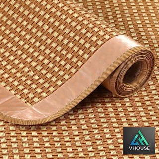 Chiếu điều hoà đan mây lót lụa cao cấp loại 1