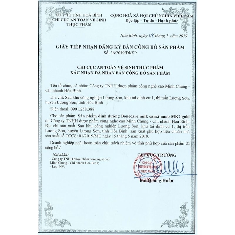 Sữa Canxi Nano Mk7 Gold 900g Bổ sung canxi cho người già