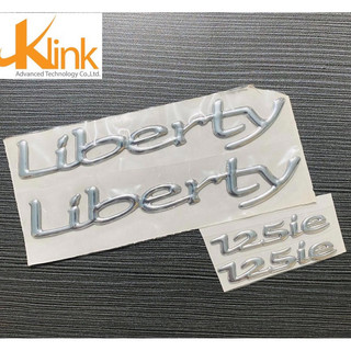 Bộ 4 tem liberty 125 2v ie, 125 3v ie nổi đẹp hàng xịn, ko phải hàng dễ bong rẻ tiền( cho xe máy piaggio 2v 3v.ie