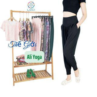 Quần Tập Yoga Loci - Quần Alibaba Nữ Big Size Co Giãn Thoải Mái Có Túi Tiện Dụng - Loci Shop
