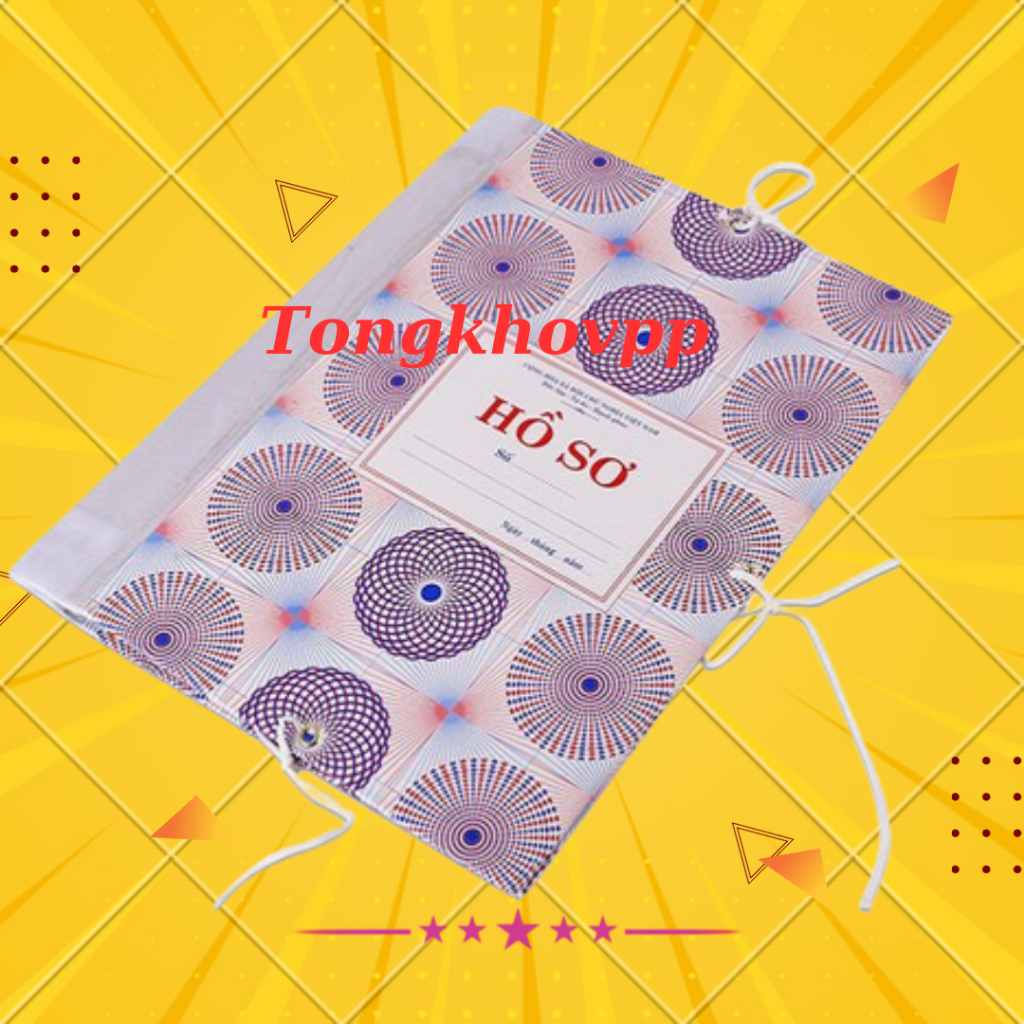Cặp Hồ Sơ Ba Dây Giấy Loại 10cm