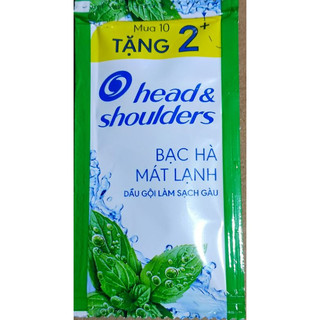 Dây 10 gói dầu gội Head & Shoulders bạc hà mát