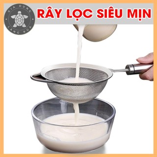 Rây lọc siêu mịn dùng lọc cháo sữa hạt, thức ăn, nước ép hoa quả... Ray lọc inox cao cấp 2 kích thước
