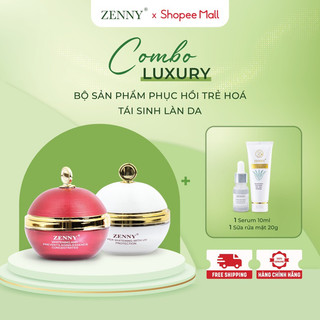 Combo Kem ngăn ngừa sạm nám, tàn nhang, mun, ZENNY LUXURY chống lão hoá, Giúp da trắng sáng, mịn màng