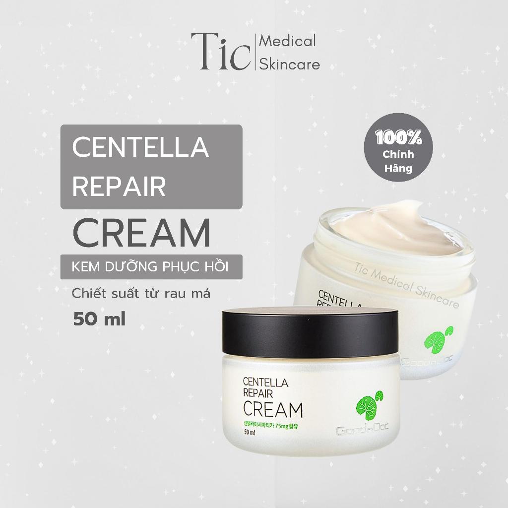 Kem Dưỡng GoodnDoc Rau Má Dưỡng Ẩm Phục Hồi Da 50ml - Tic Medical Skincare