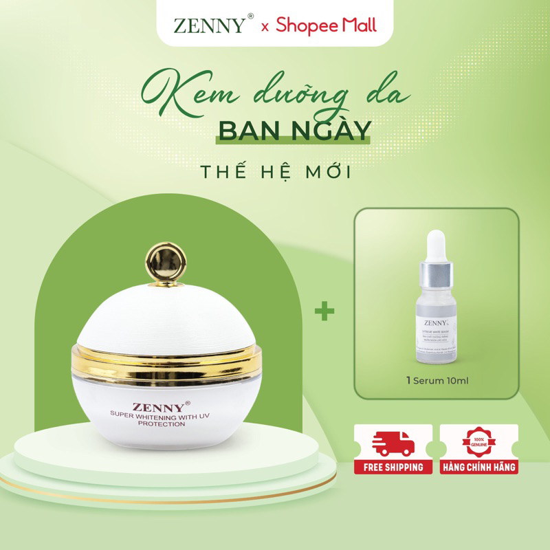 Kem Dưỡng Sáng Da Ban Ngày Chống Nắng Zenny Luxury