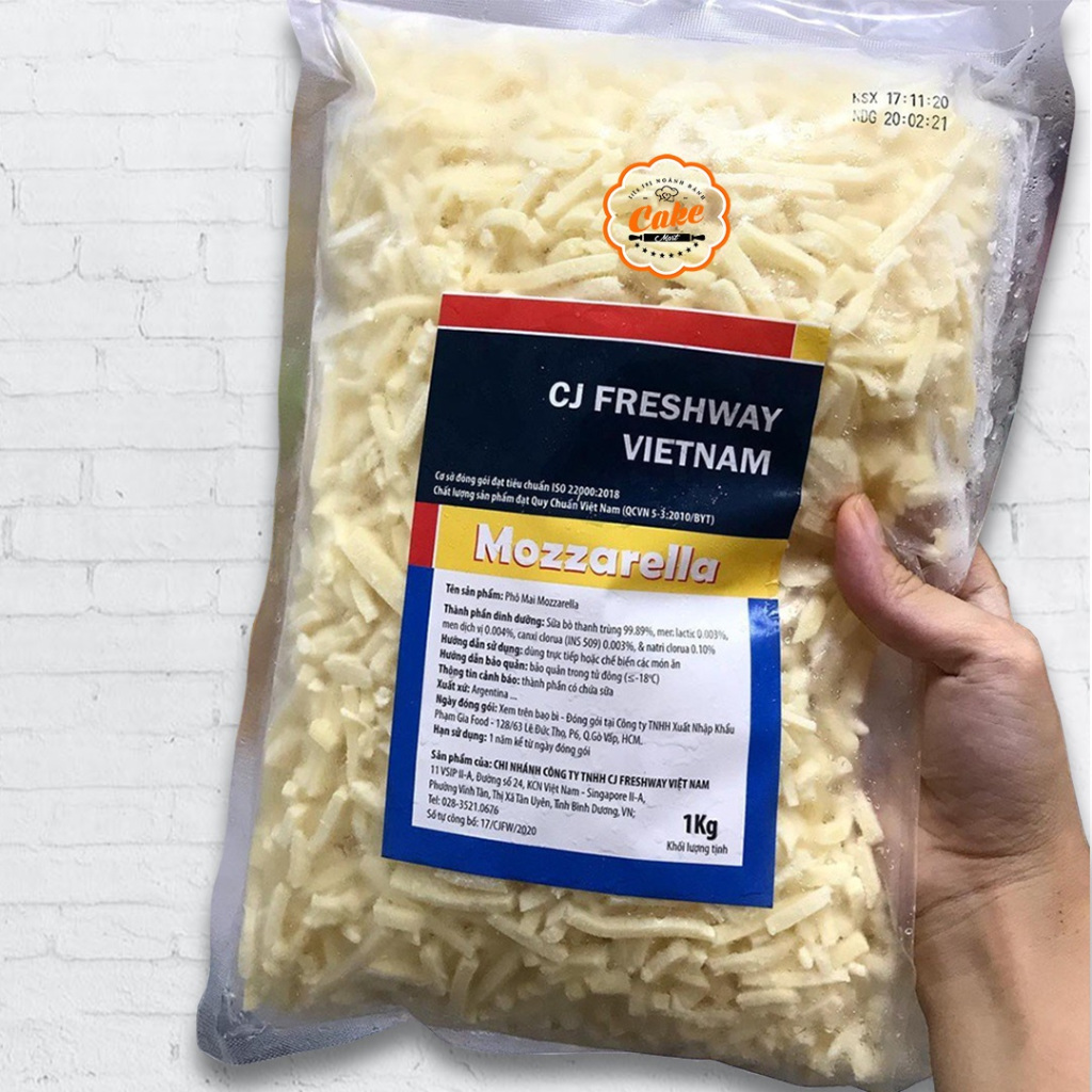 Phô mai bào sợi Mozzarella CJ Freshway