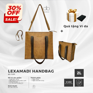 Túi xách da nữ thời trang màu Bò tươi - Lexamadi Handbag - Túi xách đeo vai