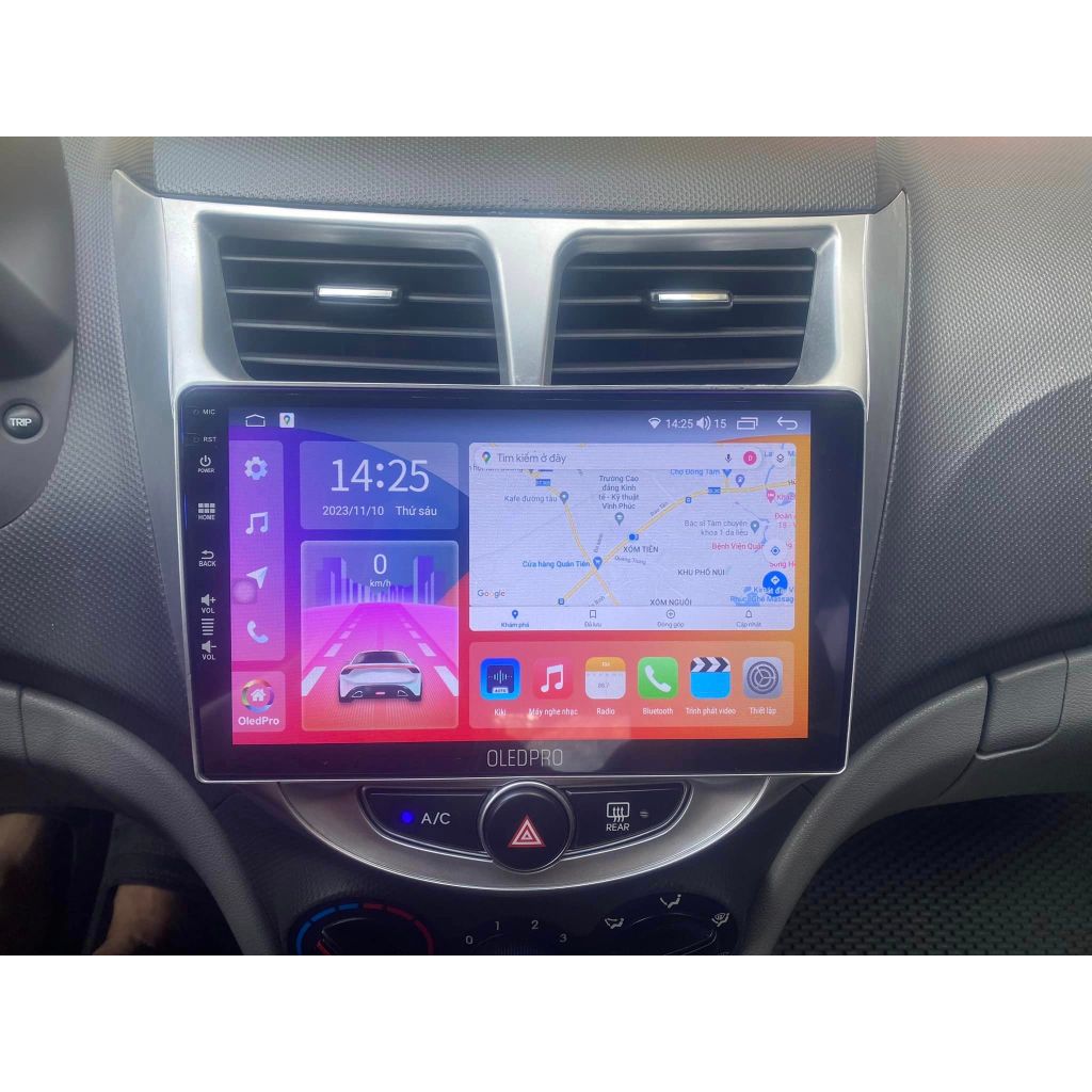 Màn Hình DVD Android Ô tô Oledpro X4 Và X4S Kèm Camera 360  -  Cấu Hình Ram 4Gb Rom 32GB