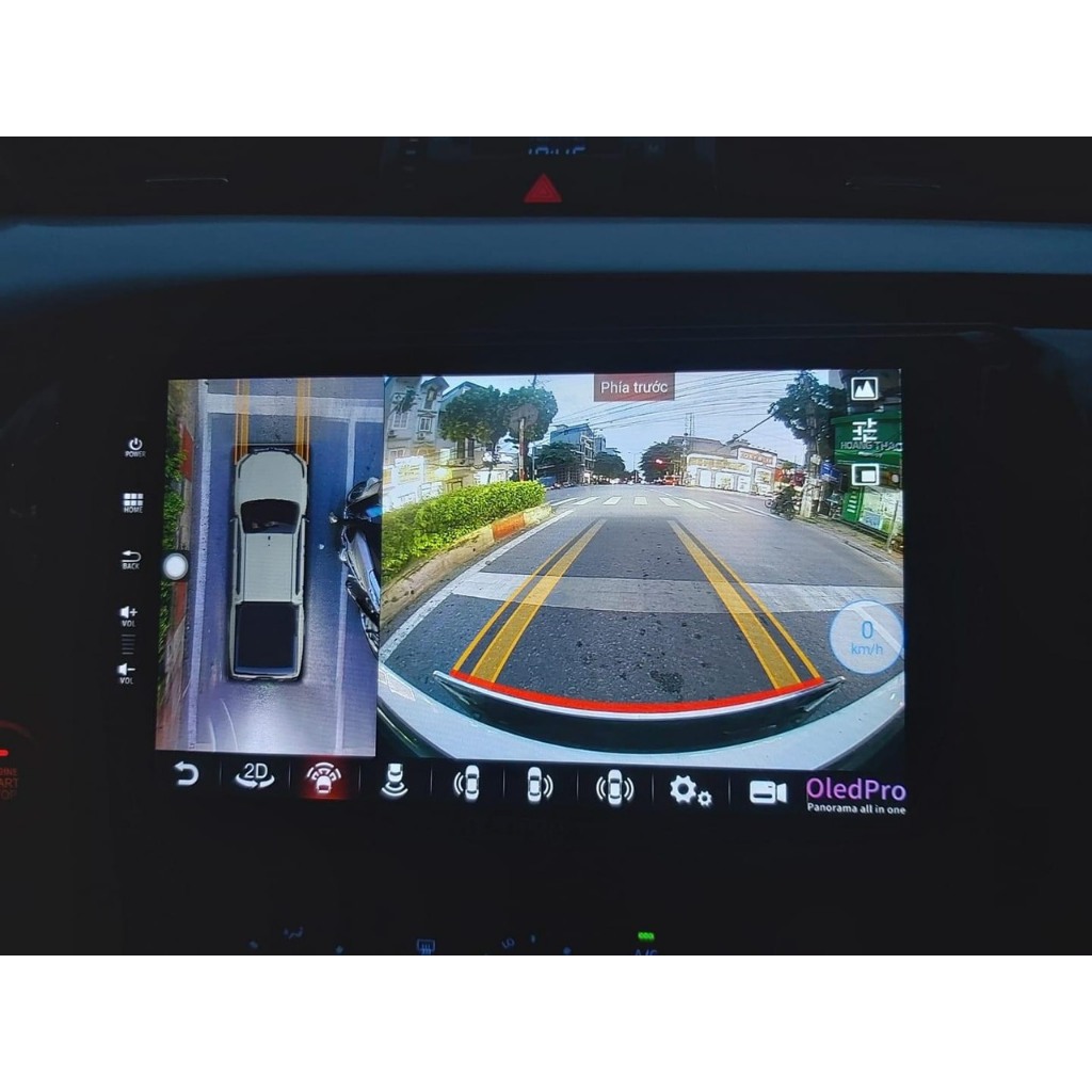 Màn Hình DVD Android Ô tô Oledpro X4 Và X4S Kèm Camera 360  -  Cấu Hình Ram 4Gb Rom 32GB
