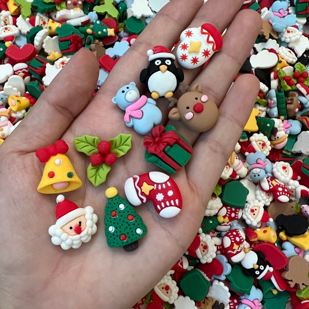 Charm Noel, Giáng sinh, Charm làm ốp điện thoại cute