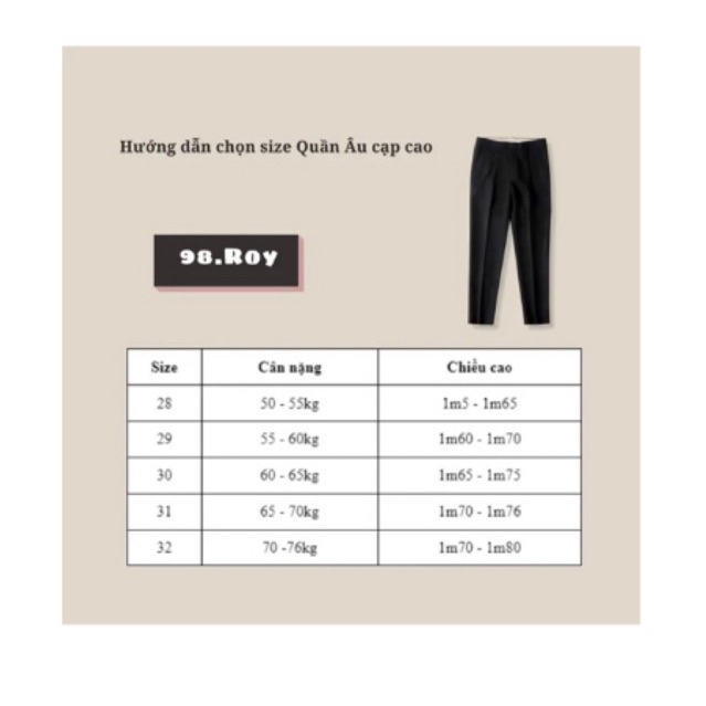 Quần âu nam vạt chéo 1 bên dáng suông
