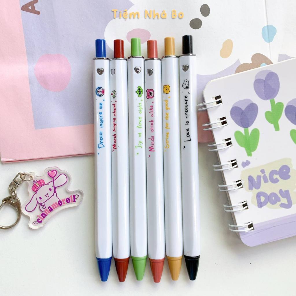 🍄 Bút Mực Đen Sanrino Ngòi 0.5mm 🍄